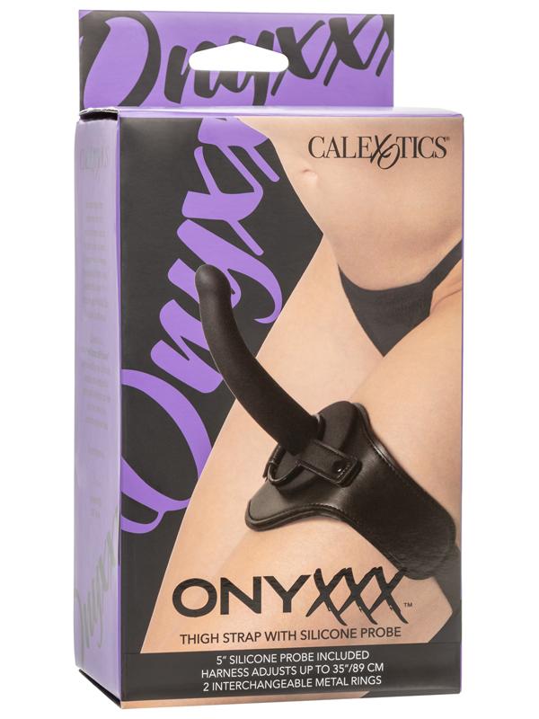 Onyxxx Thigh Strap w Silicone Probe