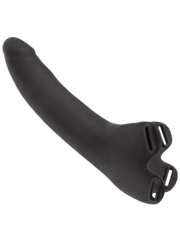 Accommodator Silicone Dong Black