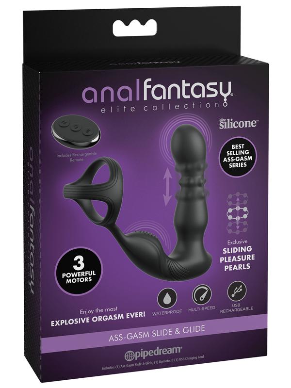 Anal Fantasy Elite Ass-gasm Slide & Glide Black