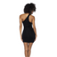 Asymmetrical Cut Out Dress w Ring Details Black S/M - OSAS