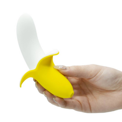Banana Bliss 13cm Silicone Slimline Vibrator Massager - OSAS