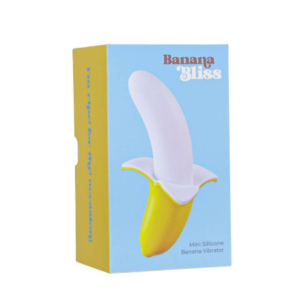 Banana Bliss 13cm Silicone Slimline Vibrator Massager - OSAS
