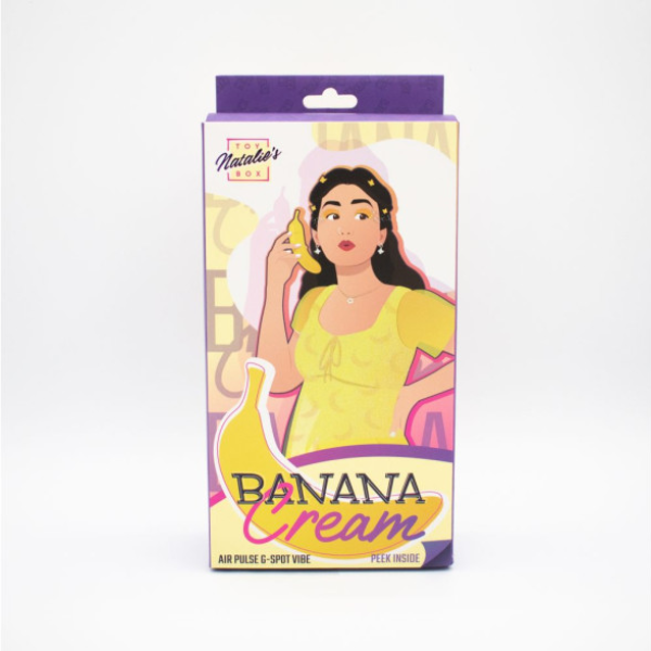 Banana Cream Air Pulse G-Spot Vibrator - One Stop Adult Shop