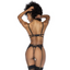 Black 3pc Set w/ Bra, Garter Belt & Thong S/M - OSAS