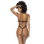 Black Polka Dot Halter Neck Bodysuit L/XL - OSAS