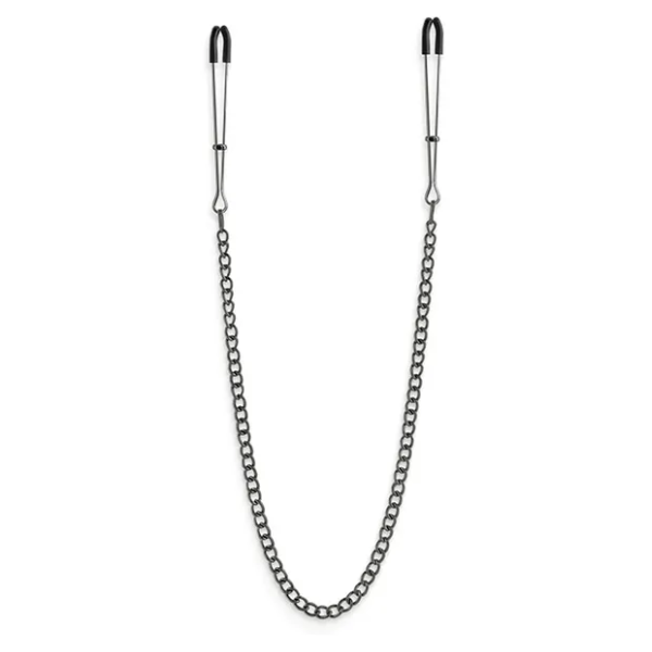 Bound Nipple Clamps with Chain Gunmetal - One Stop Adult Shop