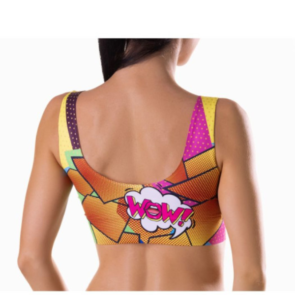 Comics Hot Crop Top M - One Stop Adult Shop