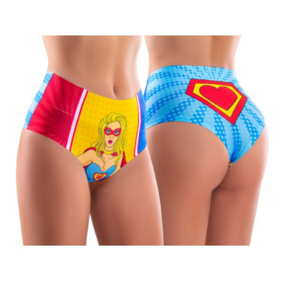 Comics Wonder Girl Hi-Briefs L - One Stop Adult Shop