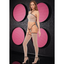 Crop Top G-String w Thigh Highs 3 Pc Set Grey - One Stop Adult Shop