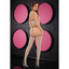 Crop Top G-String w Thigh Highs 3 Pc Set Grey - One Stop Adult Shop