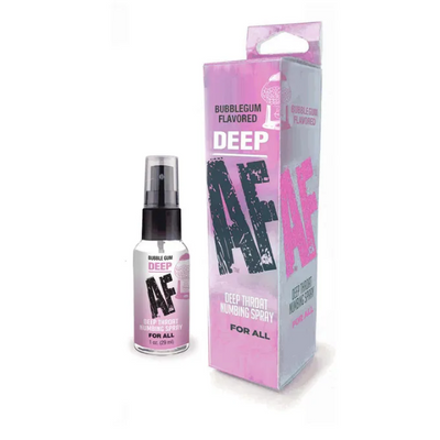 Deep AF Deep Throat Spray Bubblegum 29ml - One Stop Adult Shop