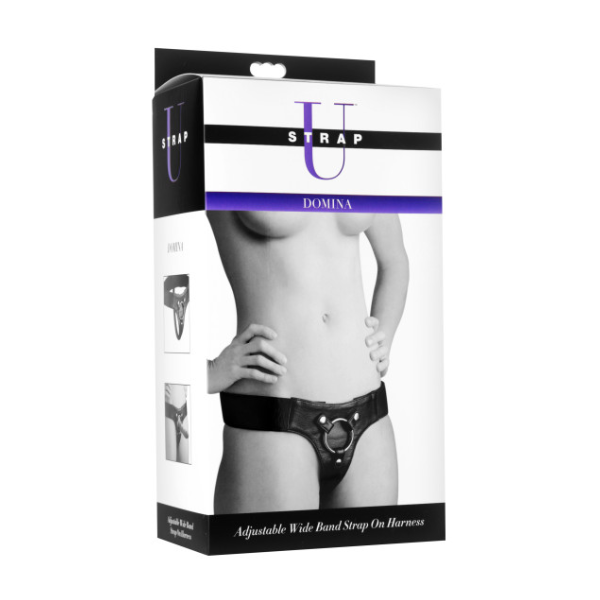 Domina Wide Band Strap On Harness - One Stop Adult Shop