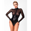 Edge Wetlook and Mesh Body w Rings S - One Stop Adult Shop