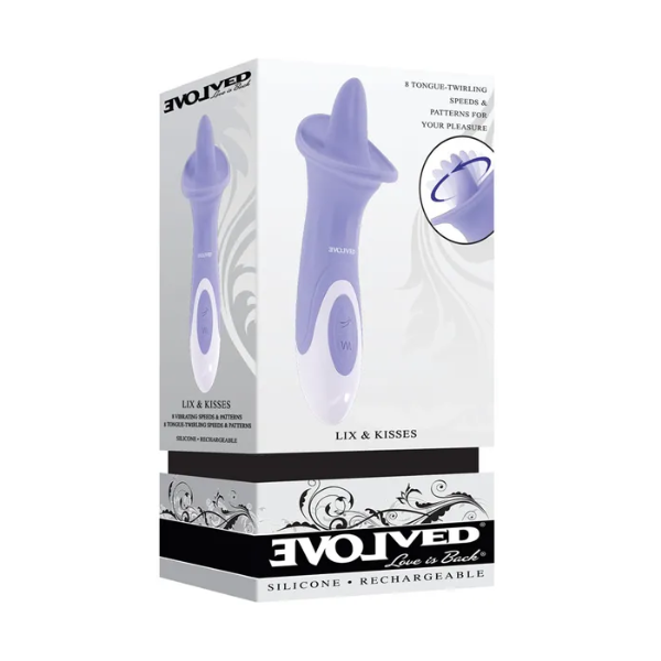 Evolved Lix & Kisses Purple - One Stop Adult Shop