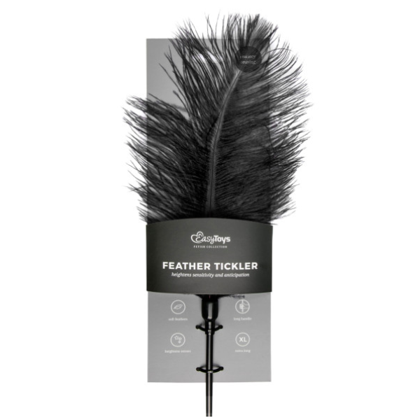 Feather Tickler Black - One Stop Adult Shop