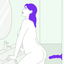 Fun Factory Bouncer Flashy Purple Dildo