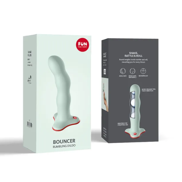 Fun Factory Bouncer Sage Green Dildo