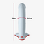 Fun Factory The Boss Stub Dove Blue Dildo