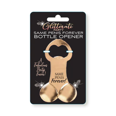 Glitterati Same Penis Forever Bottle Opener - One Stop Adult Shop