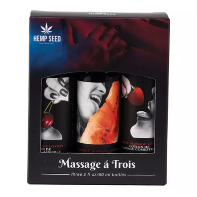 Hemp Seed Edible Massage A Trois - One Stop Adult Shop