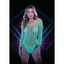 Glow In The Dark Fencenet Long Sleeve Teddy - One Stop Adult Shop