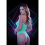 Glow In The Dark Floral Fishnet Teddy - One Stop Adult Shop
