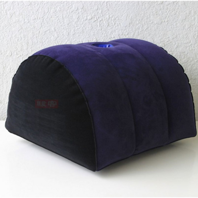Inflatable Sex Positioning Half Dome Cushion w Toy Holder