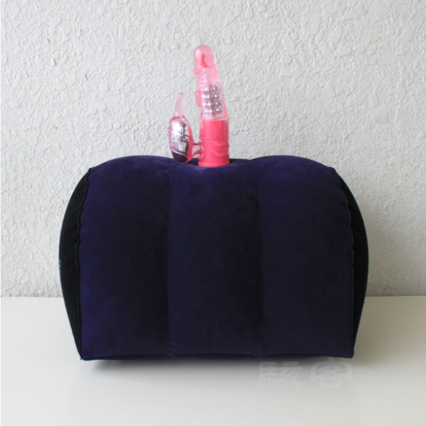 Inflatable Sex Positioning Half Dome Cushion w Toy Holder - OSAS