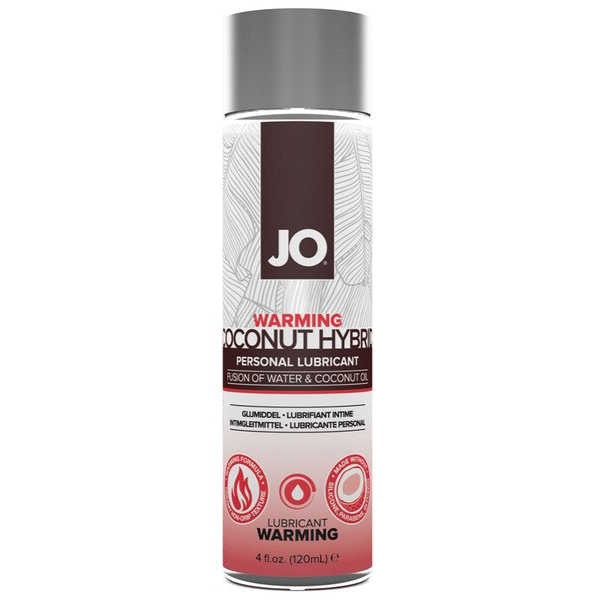 JO Silicone Free Hybrid Lube w Coconut Warming 120ml - OSAS