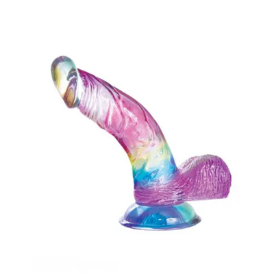 Jellido 14cm Curved Dildo Clear - One Stop Adult Shop