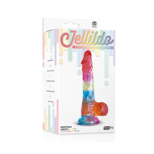 Jellido 14cm Dildo Clear - One Stop Adult Shop