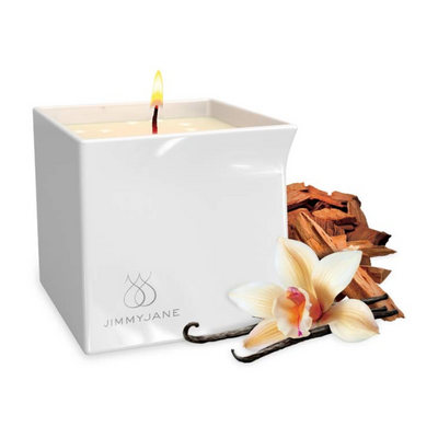 JimmyJane Afterglow Massage Oil Candle Vanilla Sandalwood - One Stop Adult Shop