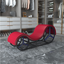 Kama Sutra Mebon Chaise Love Lounge Red with Metal Frame and LED - One Stop Adult Shop