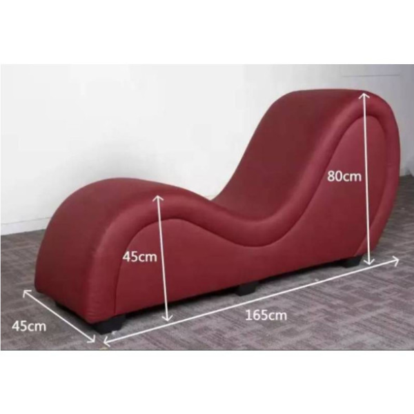 Kama Sutra Mebon Chaise Love Lounge Studded and Quilted Black - One Stop Adult Shop