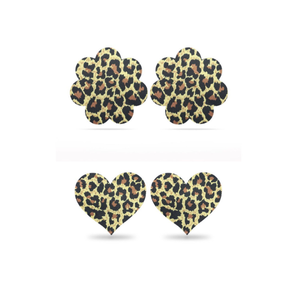 Leopard Sexy Nipple Pasties 2pk - One Stop Adult Shop