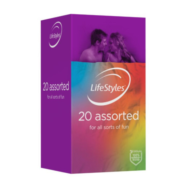 LifeStyles Assorted 20pk - One Stop Adult Shop