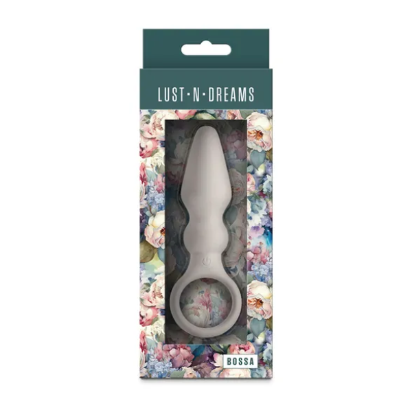 Lust-n-Dreams Bossa White Vibrating Butt Plug - OSAS