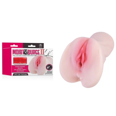 Moist & Surge II Flesh Dual Layer Vagina Stroker - One Stop Adult Shop