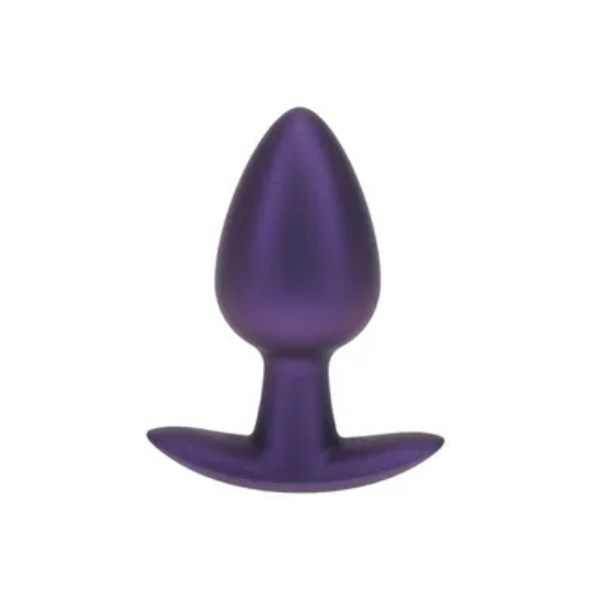 OUCH! Anal Plug Metallic Purple M - One Stop Adult Shop