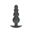 OUCH! Beaded Anal Plug Gun Metal - One Stop Adult Shop