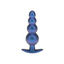 OUCH! Beaded Anal Plug Metallic Blue - One Stop Adult Shop