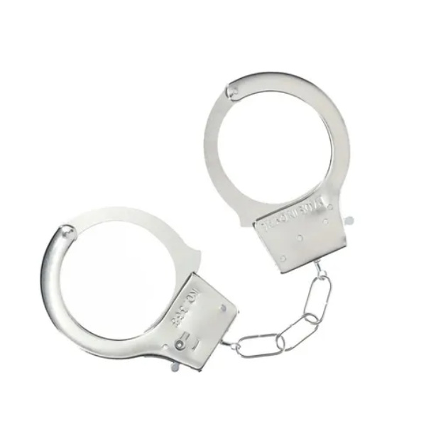 OUCH! Classic Metal Cuffs Silver - One Stop Adult Shop