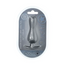 OUCH! Curvy Anal Plug Gun Metal - One Stop Adult Shop