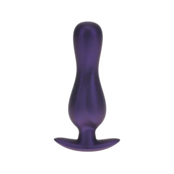 OUCH! Curvy Anal Plug Metallic Purple - One Stop Adult Shop