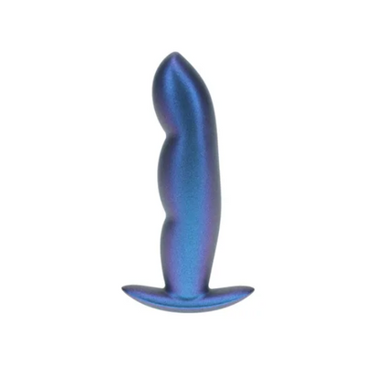 OUCH! Finger Anal Plug Metallic Blue - One Stop Adult Shop