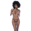 Chain Harness 2pc Set Black Rose Gold L/XL - OSAS