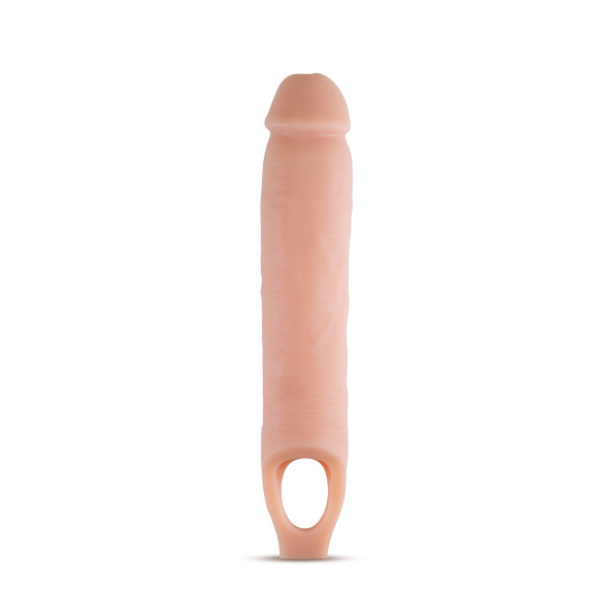 Performance 11.5in Cock Sheath Penis Extender Vanilla - One Stop Adult Shop