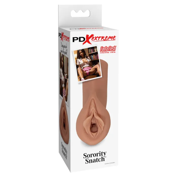 Pipedream Extreme Toyz Sorority Snatch Brown - One Stop Adult Shop