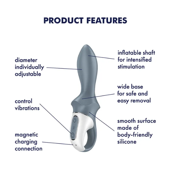 Satisfyer Air Pump Booty 1 Grey - OSAS