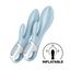 Satisfyer Air Pump Bunny 1 Blue - OSAS